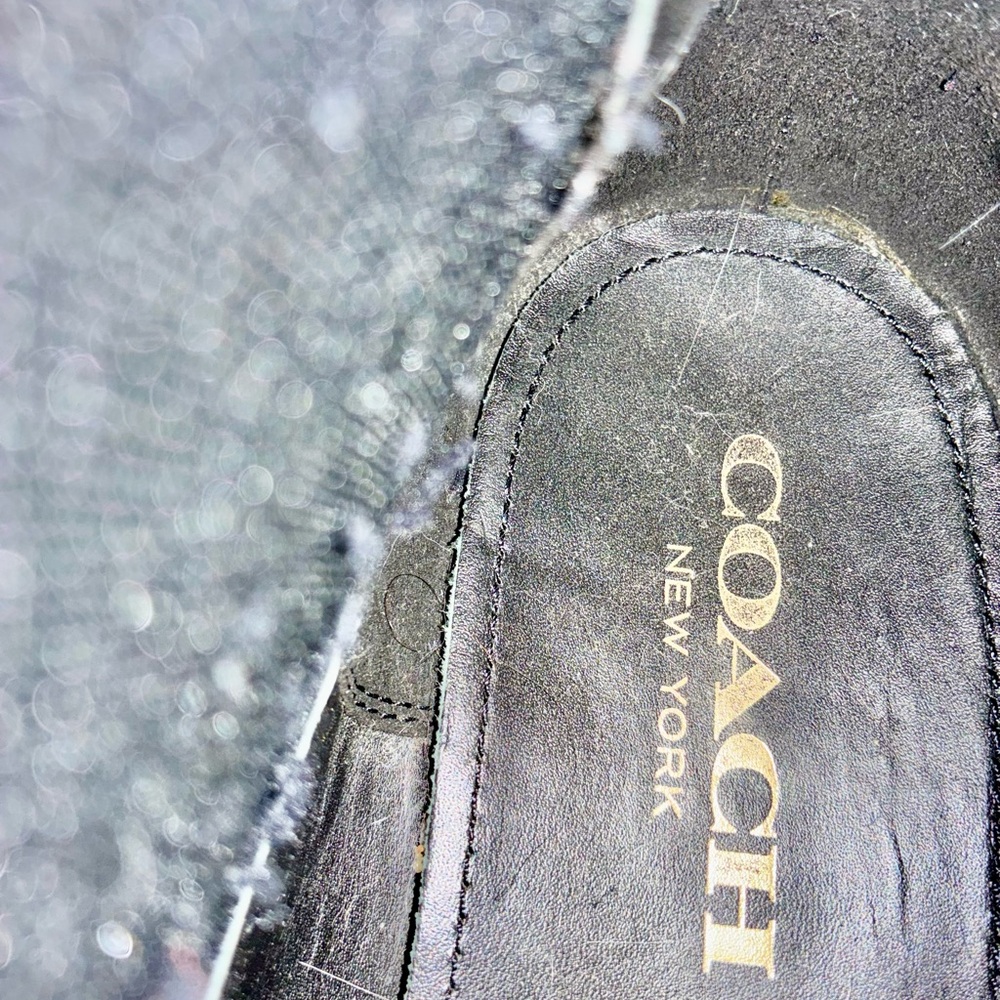 Coach Black Leather Chelsea-Style Chukka Boots - Picture 3 of 3